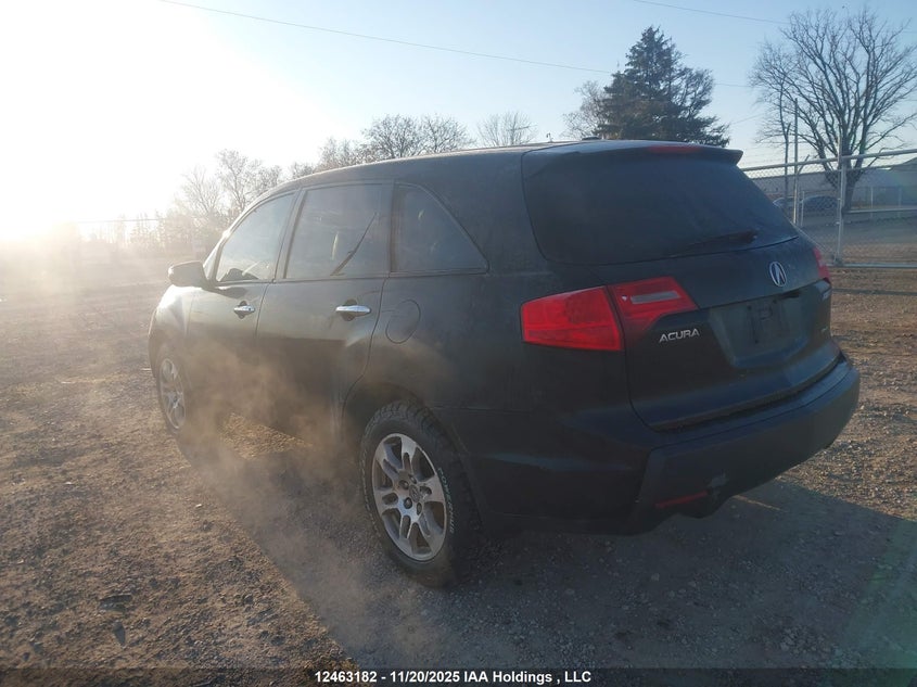 2HNYD28609H005973 2009 ACURA MDX photo no. 3