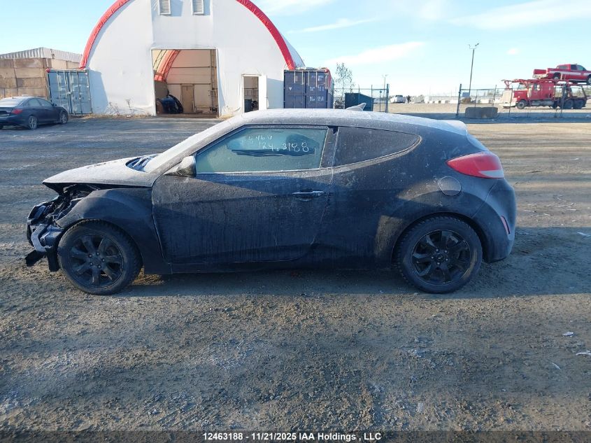 2012 Hyundai Veloster Tech VIN: KMHTC6AD3CU023578 Lot: 12463188