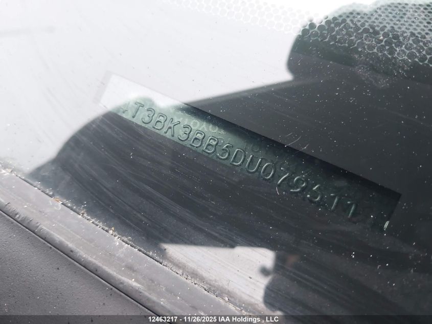 2013 Toyota Venza Base V6 VIN: 4T3BK3BB5DU079511 Lot: 12463217