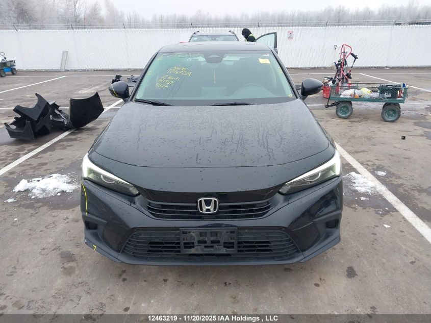 2022 Honda Civic VIN: 2HGFE2F3XNH104752 Lot: 12463219