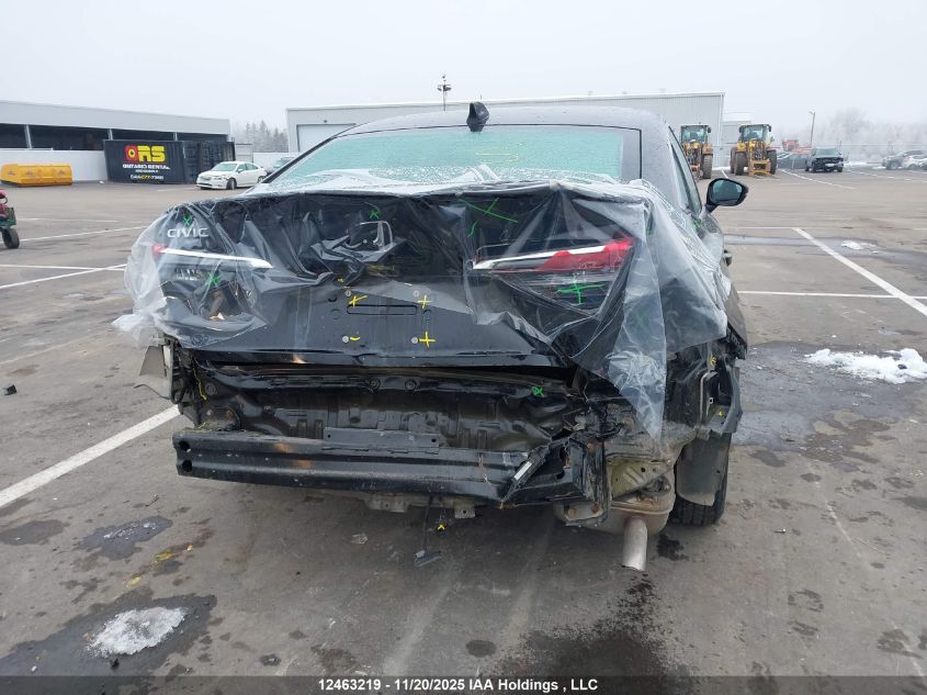 2022 Honda Civic VIN: 2HGFE2F3XNH104752 Lot: 12463219