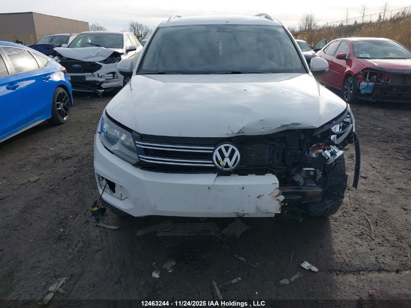 2013 Volkswagen Tiguan 2.0 Tsi Comfortline/2.0 Tsi Highline/2.0 Tsi Trendline VIN: WVGJV3AX6DW586401 Lot: 12463244