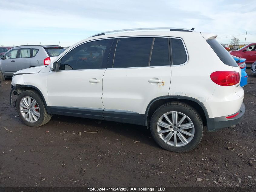 2013 Volkswagen Tiguan 2.0 Tsi Comfortline/2.0 Tsi Highline/2.0 Tsi Trendline VIN: WVGJV3AX6DW586401 Lot: 12463244