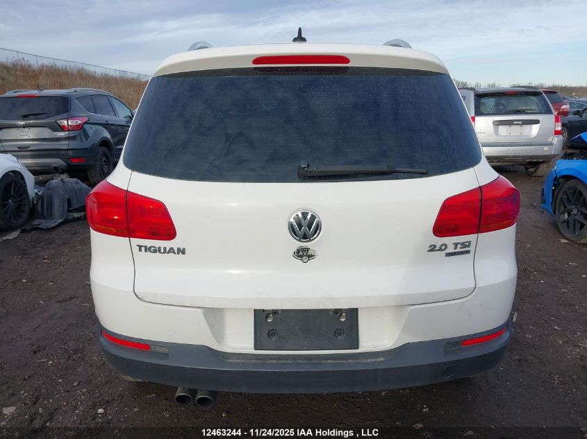2013 Volkswagen Tiguan 2.0 Tsi Comfortline/2.0 Tsi Highline/2.0 Tsi Trendline VIN: WVGJV3AX6DW586401 Lot: 12463244