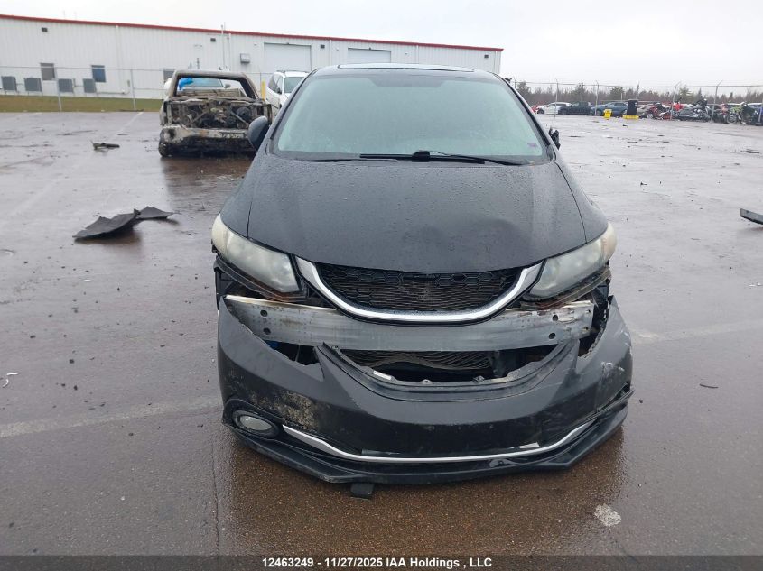 2013 Honda Civic Touring VIN: 2HGFB2F7XDH044241 Lot: 12463249