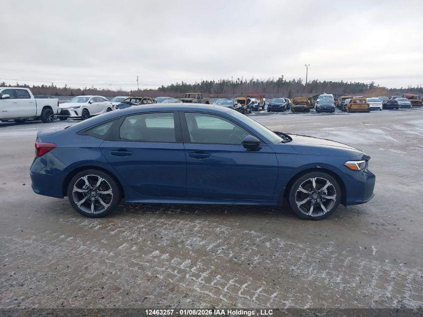 2026 Honda Civic Hybrid Sport/Sport Touring VIN: 2HGFE4F81TH000767 Lot: 12463257