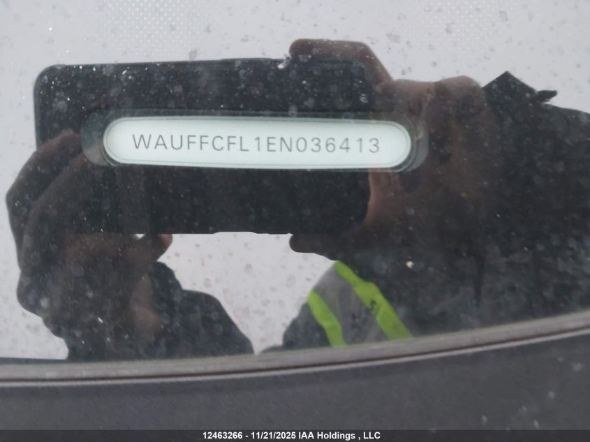 2014 Audi A4 2.0 Progressiv VIN: WAUFFCFL1EN036413 Lot: 12463266