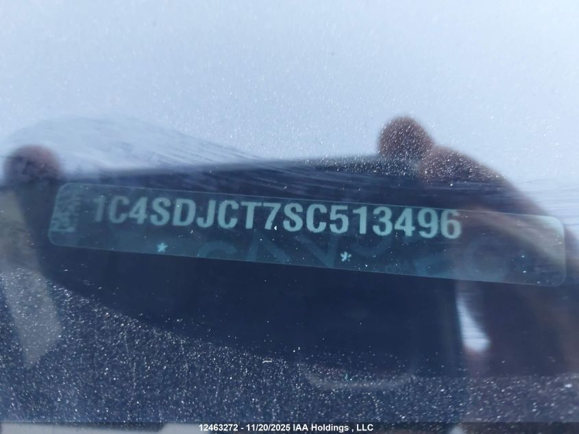 2025 Dodge Durango R/T VIN: 1C4SDJCT7SC513496 Lot: 12463272