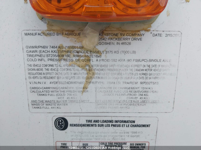 4YDF33224DR801482 2013   photo no. 14