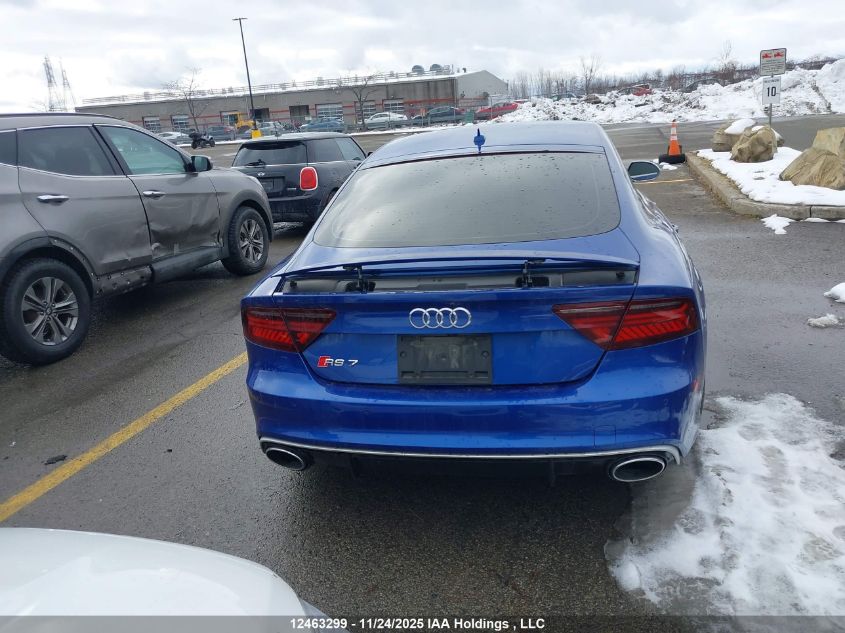 2016 Audi Rs 7 4.0T VIN: WUAW2AFC1GN900868 Lot: 12463299