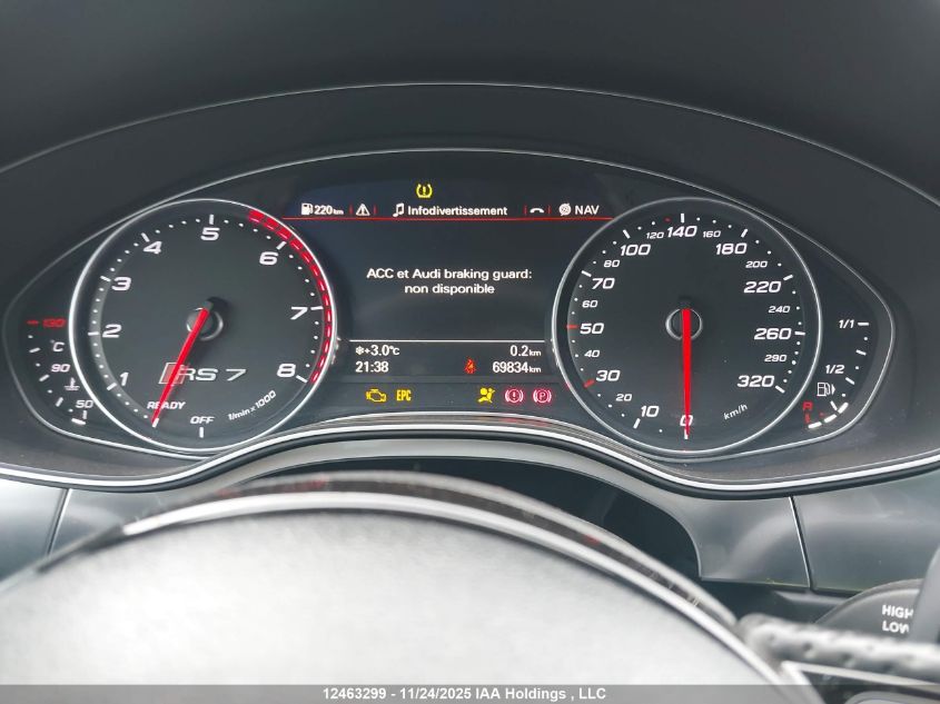 2016 Audi Rs 7 4.0T VIN: WUAW2AFC1GN900868 Lot: 12463299