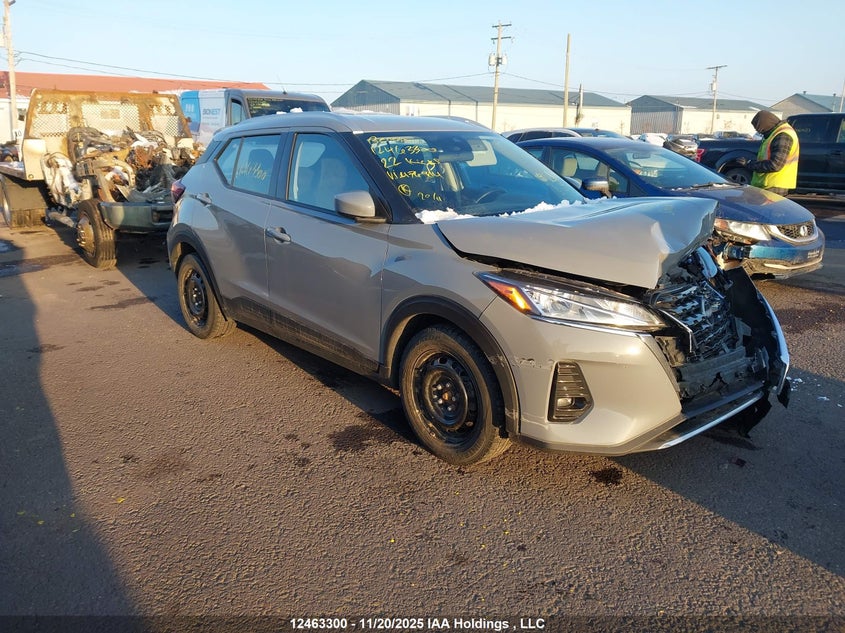 3N1CP5CVXNL476914 2022 Nissan Kicks Sv auction photo 1