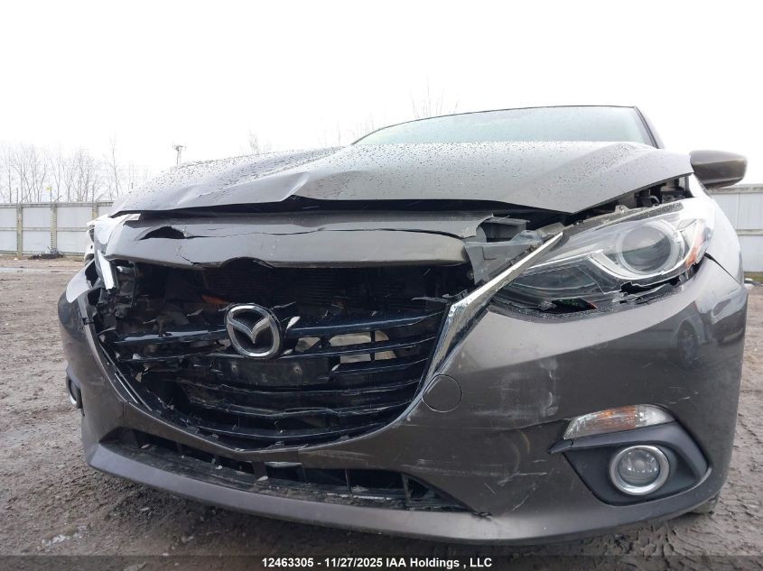 2014 Mazda 3 Grand Touring VIN: JM1BM1M33E1181815 Lot: 12463305