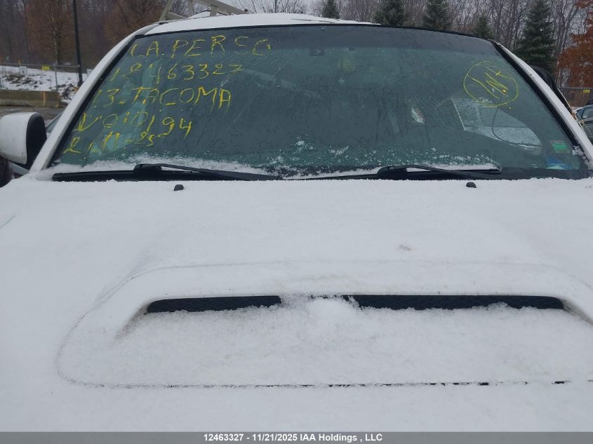 2013 Toyota Tacoma Double Cab Long Bed VIN: 5TFMU4FN3DX010194 Lot: 12463327