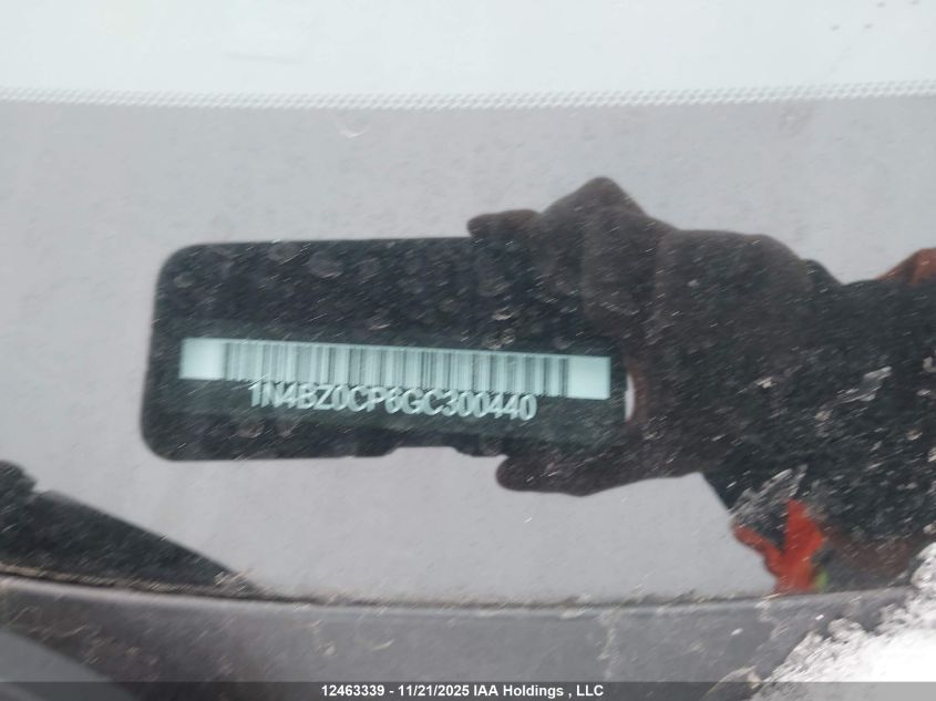 2016 Nissan Leaf S/Sl/Sv VIN: 1N4BZ0CP6GC300440 Lot: 12463339