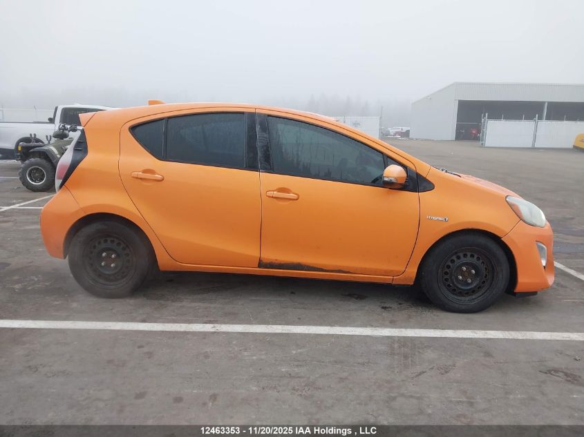 2015 Toyota Prius C Technology VIN: JTDKDTB32F1087926 Lot: 12463353