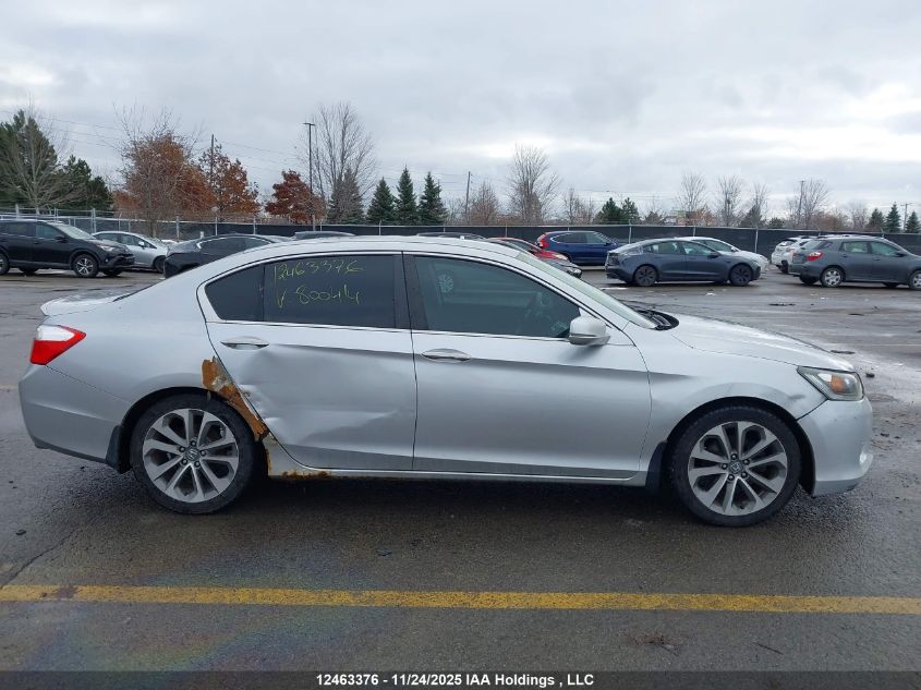 2013 Honda Accord VIN: 1HGCR2F50DA800414 Lot: 12463376