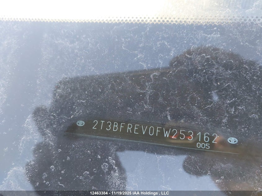 2T3BFREV0FW253162 2015 TOYOTA RAV 4 photo no. 9