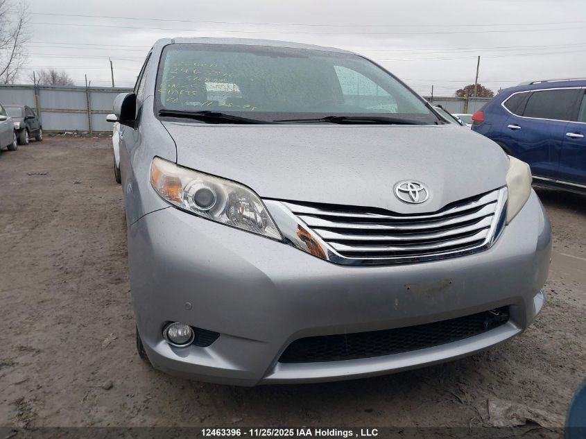 2012 Toyota Sienna Xle 7 Passenger VIN: 5TDDK3DC1CS035987 Lot: 12463396