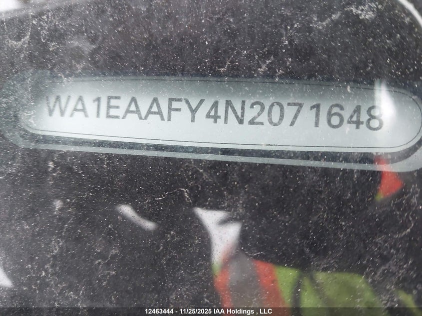 WA1EAAFY4N2071648 2022 AUDI Q5 photo no. 20