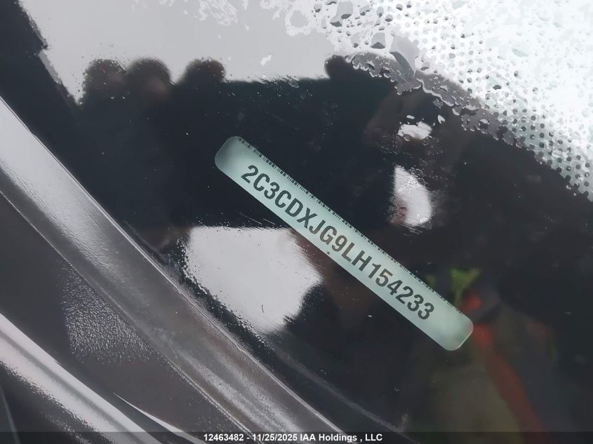 2020 Dodge Charger Sxt VIN: 2C3CDXJG9LH154233 Lot: 12463482