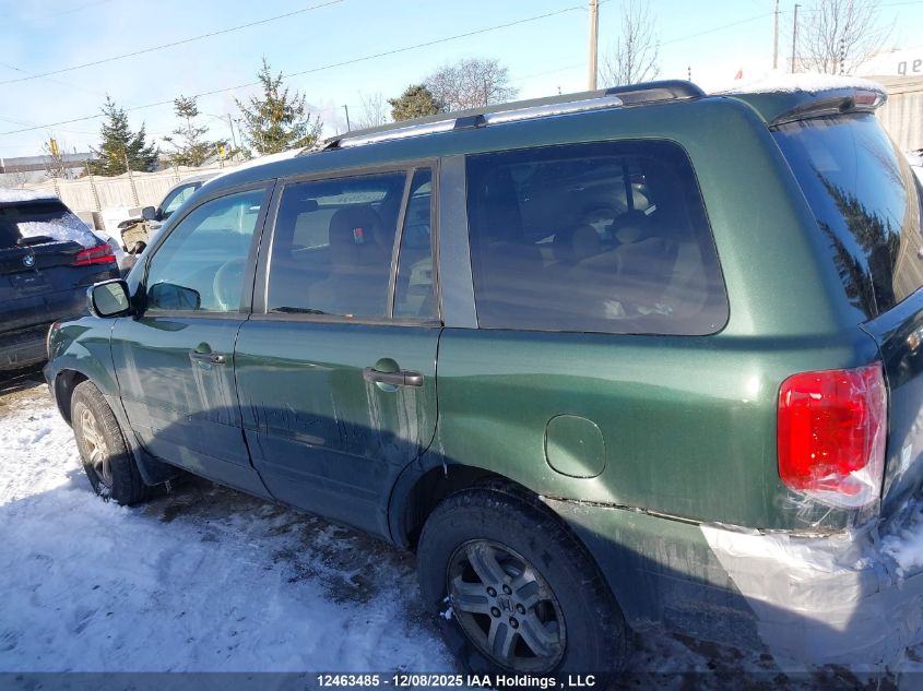 2005 Honda Pilot Ex VIN: 5FNYF18465B028988 Lot: 12463485