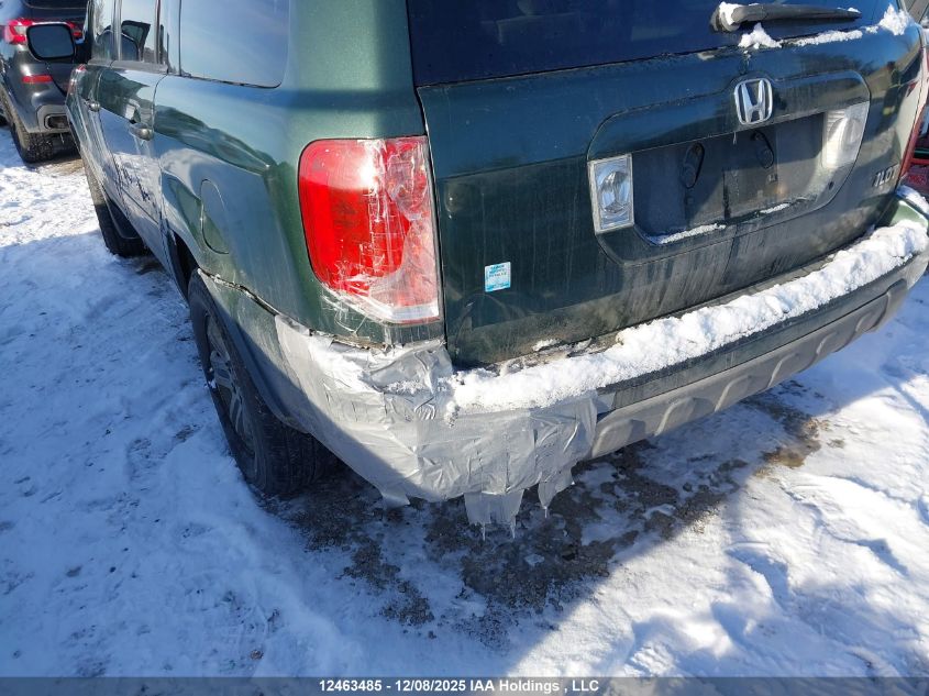 2005 Honda Pilot Ex VIN: 5FNYF18465B028988 Lot: 12463485