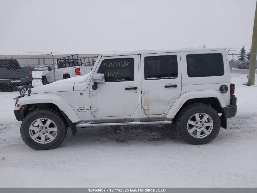 2013 Jeep Wrangler Unlimited Sahara VIN: 1C4BJWEG5DL595740 Lot: 12463487