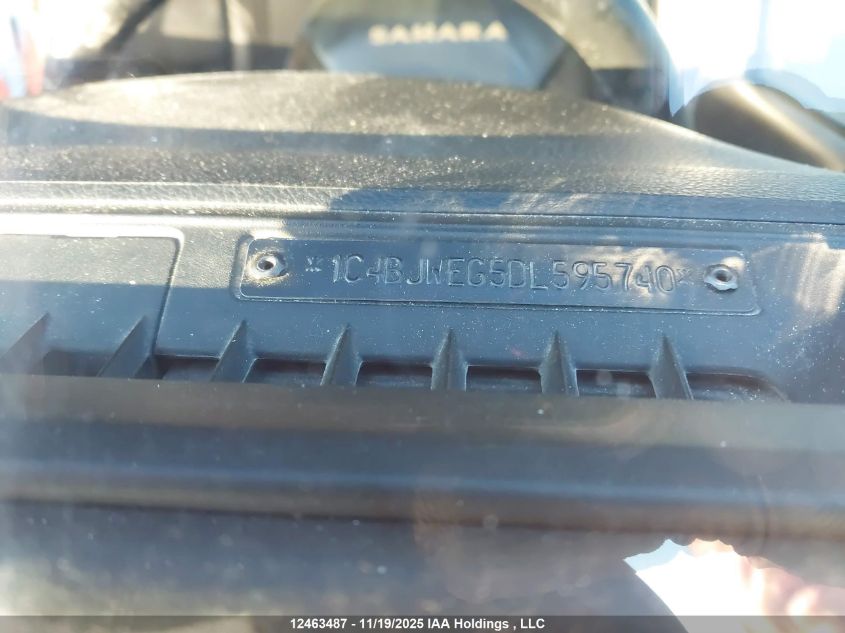 2013 Jeep Wrangler Unlimited Sahara VIN: 1C4BJWEG5DL595740 Lot: 12463487