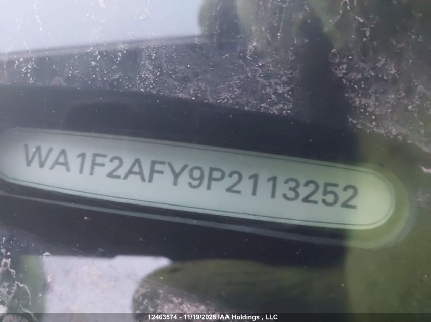 2023 Audi Q5 E 55 Technik VIN: WA1F2AFY9P2113252 Lot: 12463574