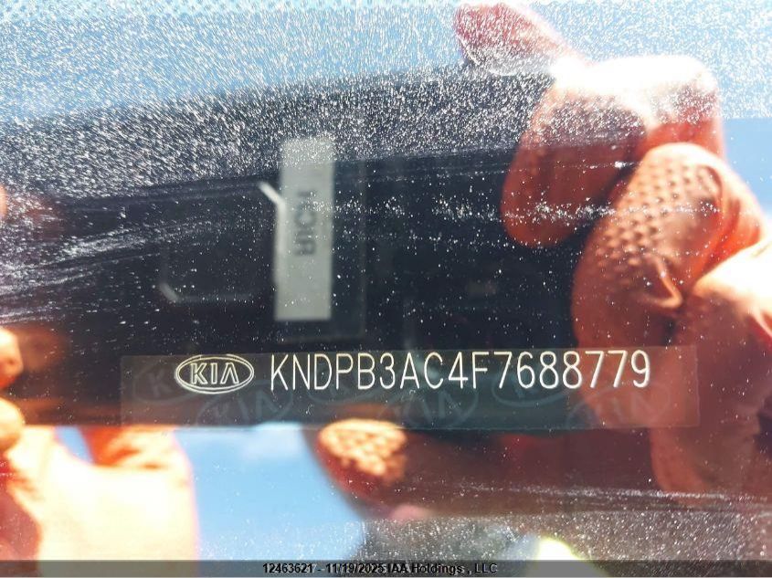 2015 Kia Sportage Lx VIN: KNDPB3AC4F7688779 Lot: 12463621