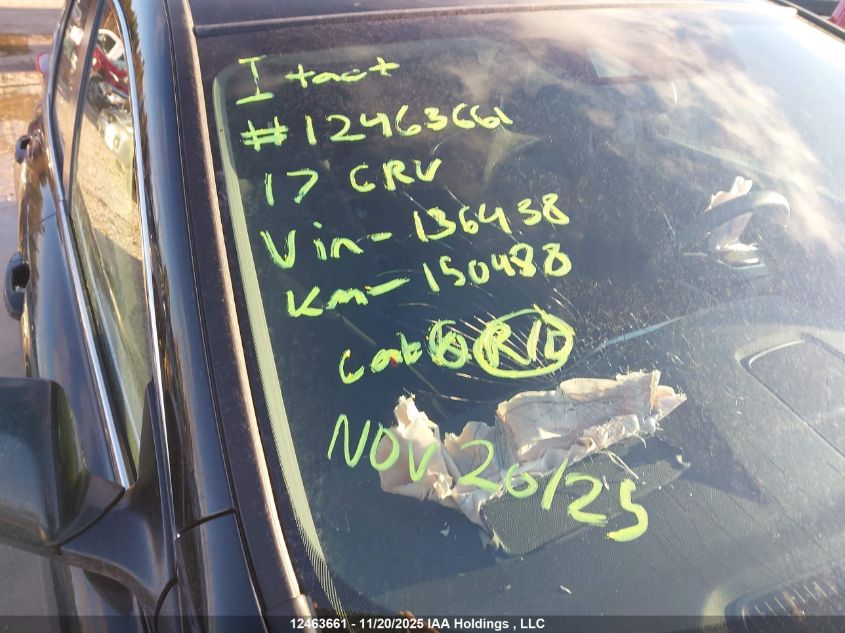 2017 Honda Cr-V Lx VIN: 2HKRW2H29HH136438 Lot: 12463661