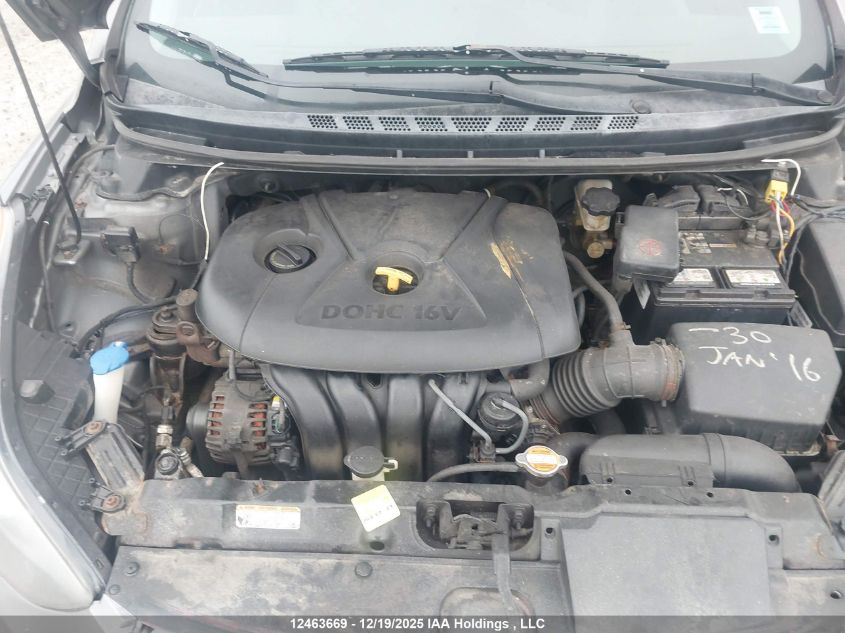 2012 Hyundai Elantra Gl VIN: 5NPDH4AE3CH098606 Lot: 12463669