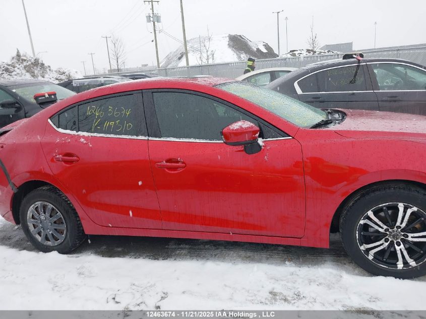 2014 Mazda 3 Touring VIN: 3MZBM1V7XEM119510 Lot: 12463674