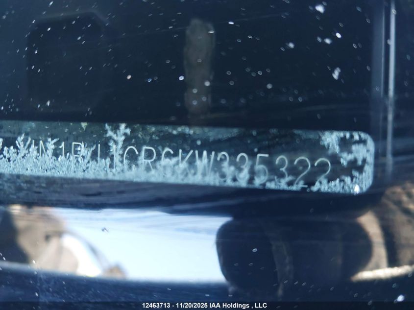 2019 Nissan Qashqai S/Sl/Sv VIN: JN1BJ1CR6KW335322 Lot: 12463713