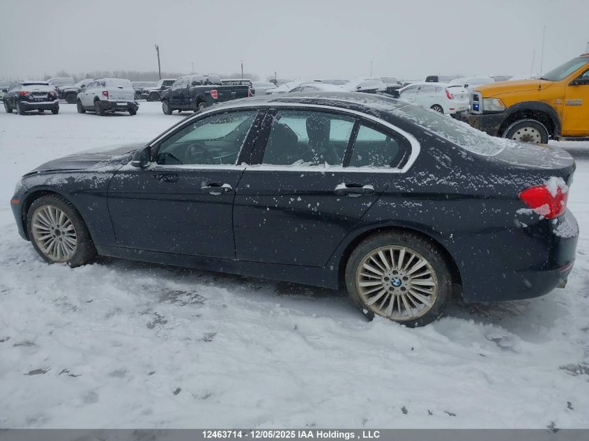 2014 BMW 328I xDrive VIN: WBA3B3C54EJ981318 Lot: 12463714