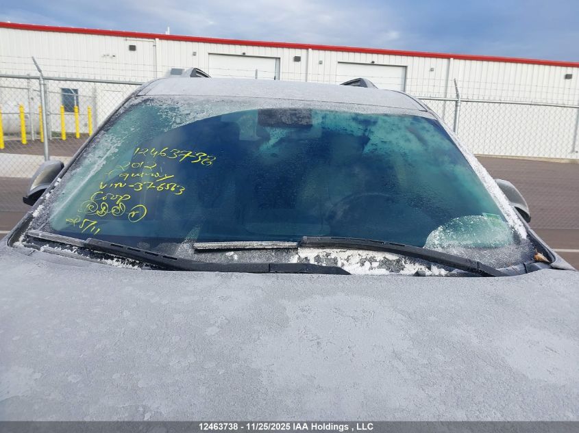 2012 Chevrolet Equinox 1Lt VIN: 2GNFLEEK9C6376563 Lot: 12463738