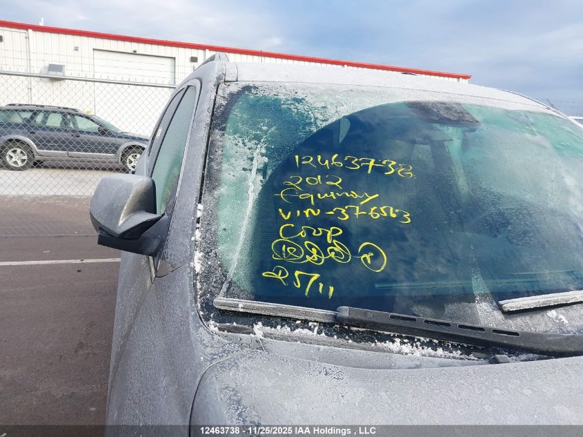 2012 Chevrolet Equinox 1Lt VIN: 2GNFLEEK9C6376563 Lot: 12463738