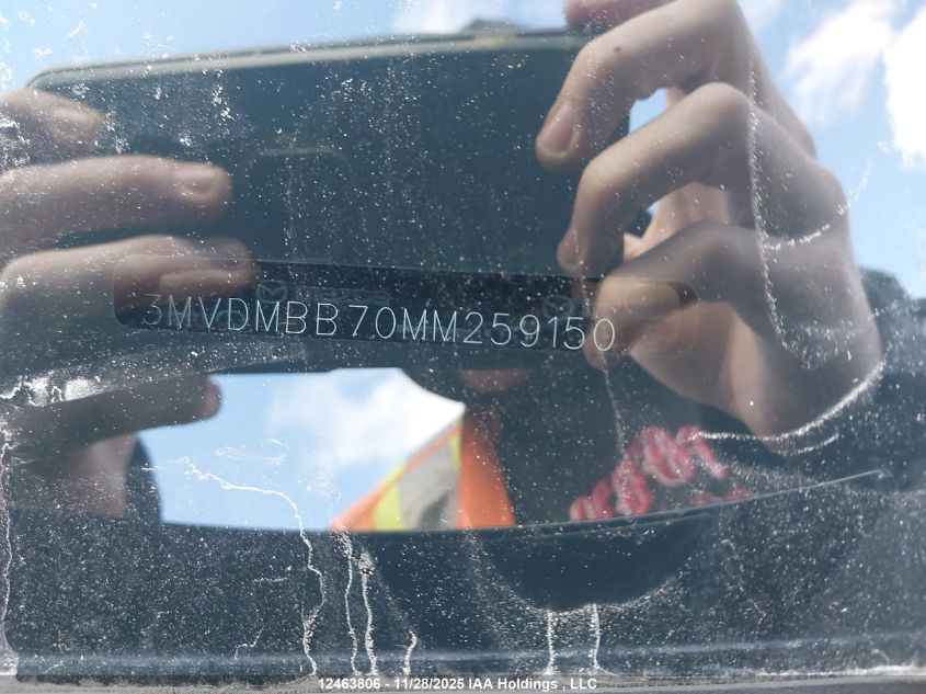 2021 Mazda Cx-30 Gx VIN: 3MVDMBB70MM259150 Lot: 12463806