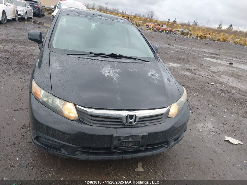 2012 Honda Civic Ex-L VIN: 2HGFB2F93CH006303 Lot: 12463816