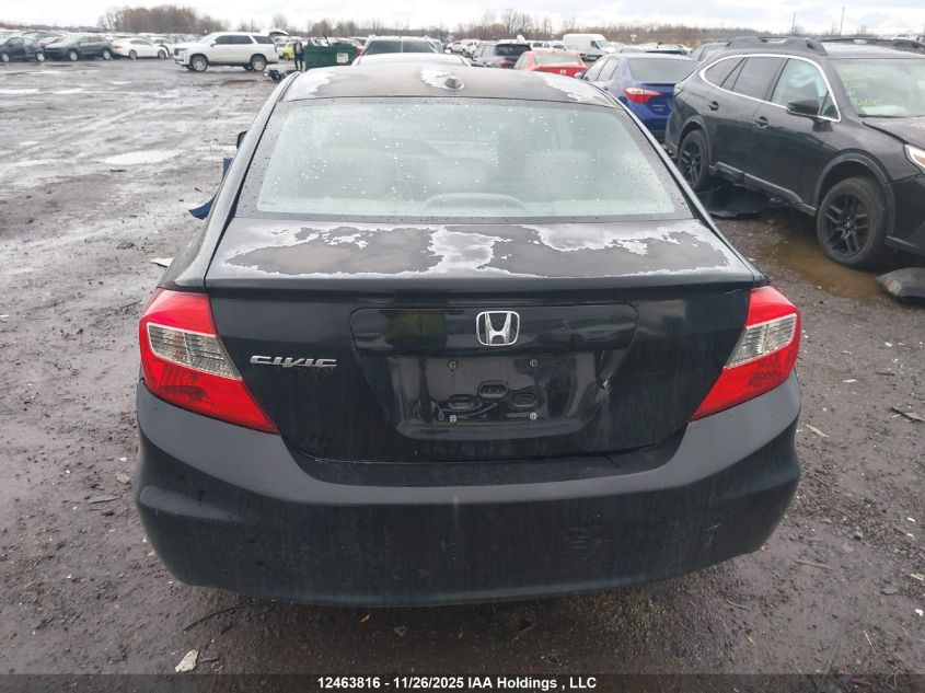 2012 Honda Civic Ex-L VIN: 2HGFB2F93CH006303 Lot: 12463816