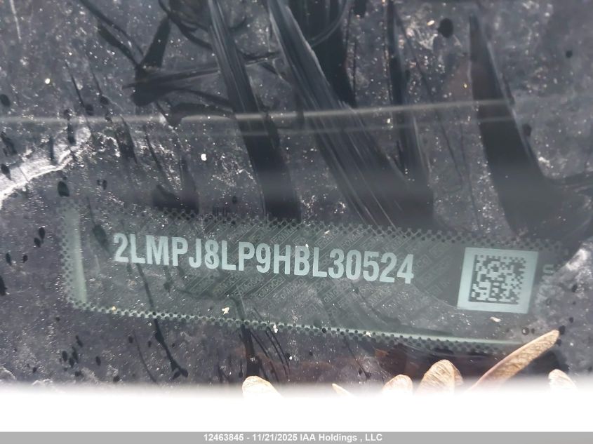 2017 Lincoln Mkx Reserve VIN: 2LMPJ8LP9HBL30524 Lot: 12463845
