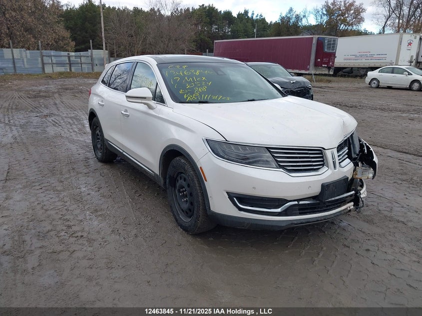 2LMPJ8LP9HBL30524 2017 Lincoln Mkx Reserve auction photo 1