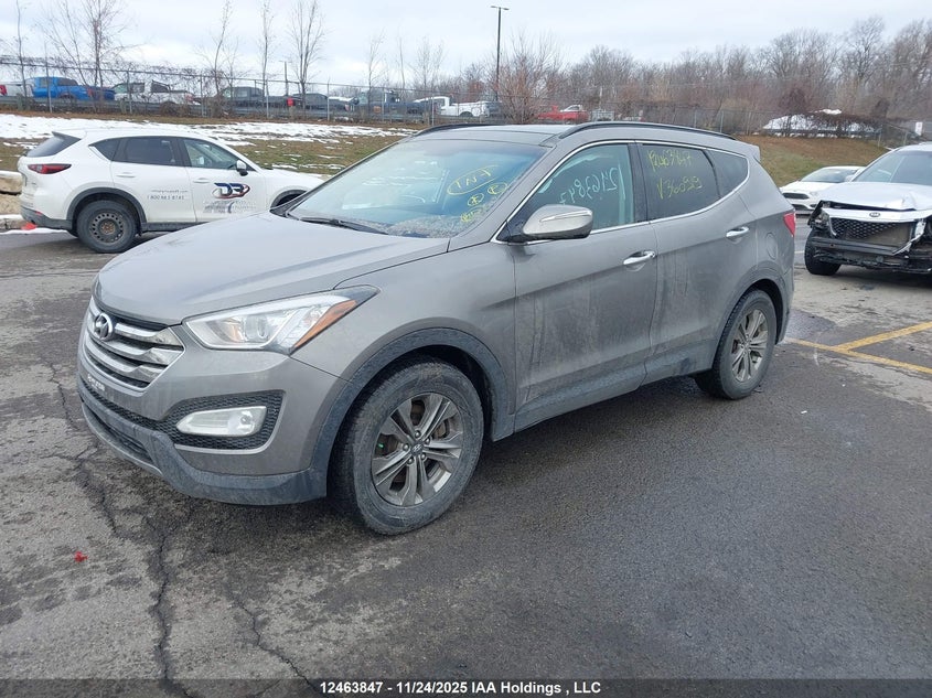 5XYZUDLB7GG360919 2016 HYUNDAI SANTA FE photo no. 2