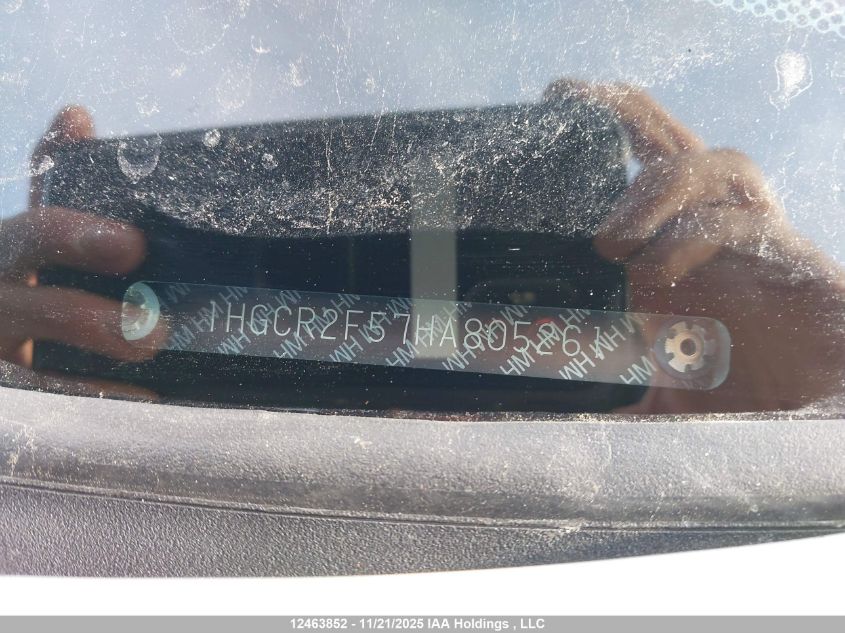 2017 Honda Accord Sport VIN: 1HGCR2F57HA805261 Lot: 12463852