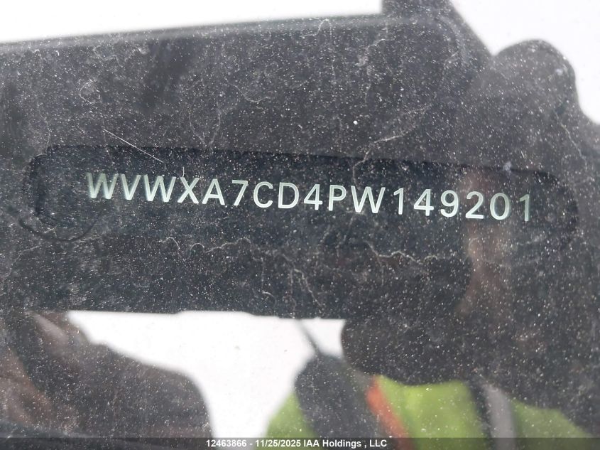 2023 Volkswagen Golf Gti VIN: WVWXA7CD4PW149201 Lot: 12463866