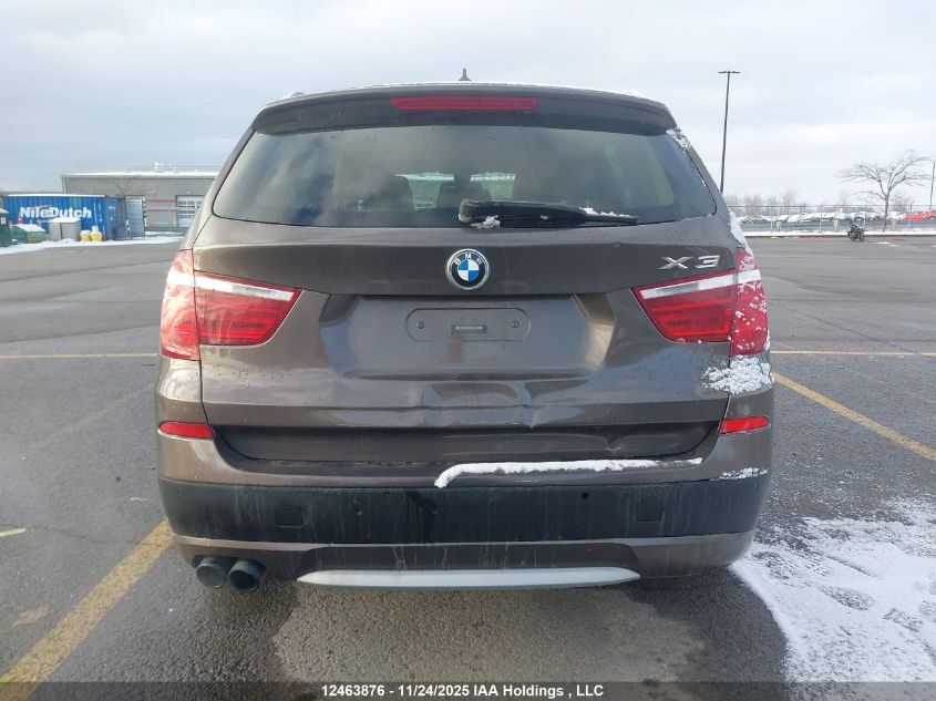 2013 BMW X3 3.5I VIN: 5UXWX7C50DL981147 Lot: 12463876
