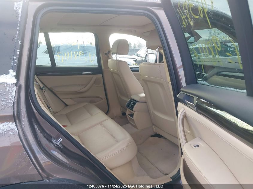 2013 BMW X3 3.5I VIN: 5UXWX7C50DL981147 Lot: 12463876