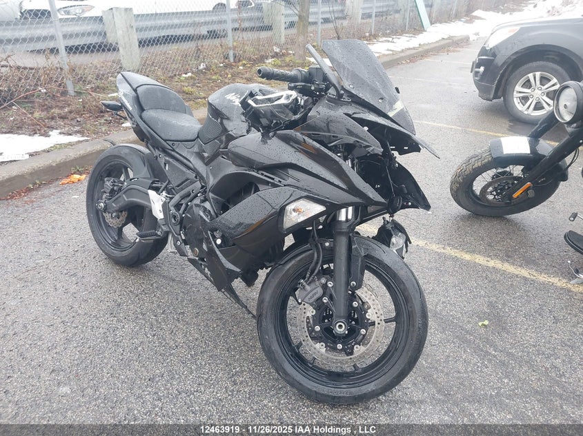 JKAEXEK14KDA33841 2019 Kawasaki Ex650 F auction photo 1