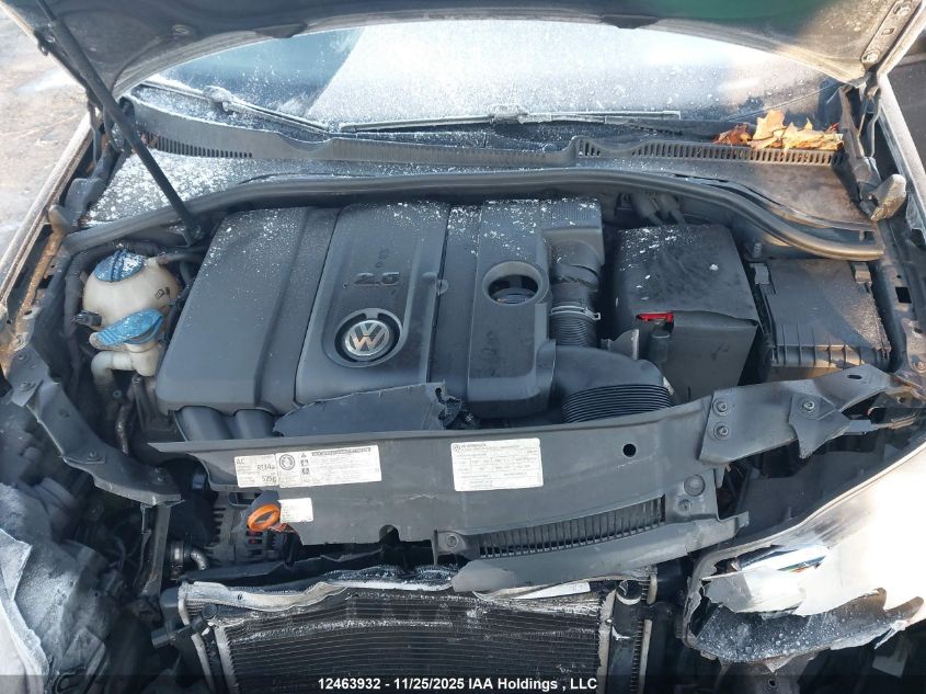 2012 Volkswagen Golf 2.5L Comfortline/2.5L Highline/2.5L Sportline/2.5L Trendline VIN: WVWCA7AJ3CW008590 Lot: 12463932